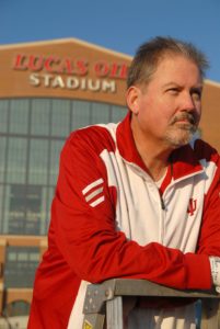 David C. Woodley at Lucas Oil Stadium, February 5, 2012