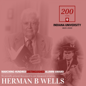 Collage photo of Herman B Wells